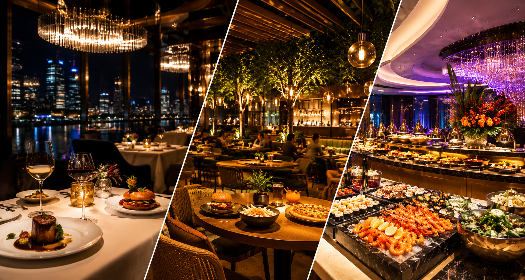 Dining at Jupiters Casino